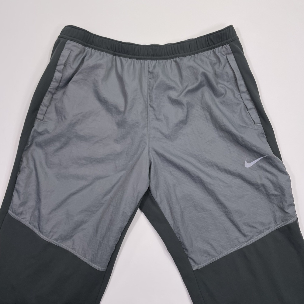 Nike Phenom Elite Dri-FIT Running Pants Men L Black Jogger Ankle Zip